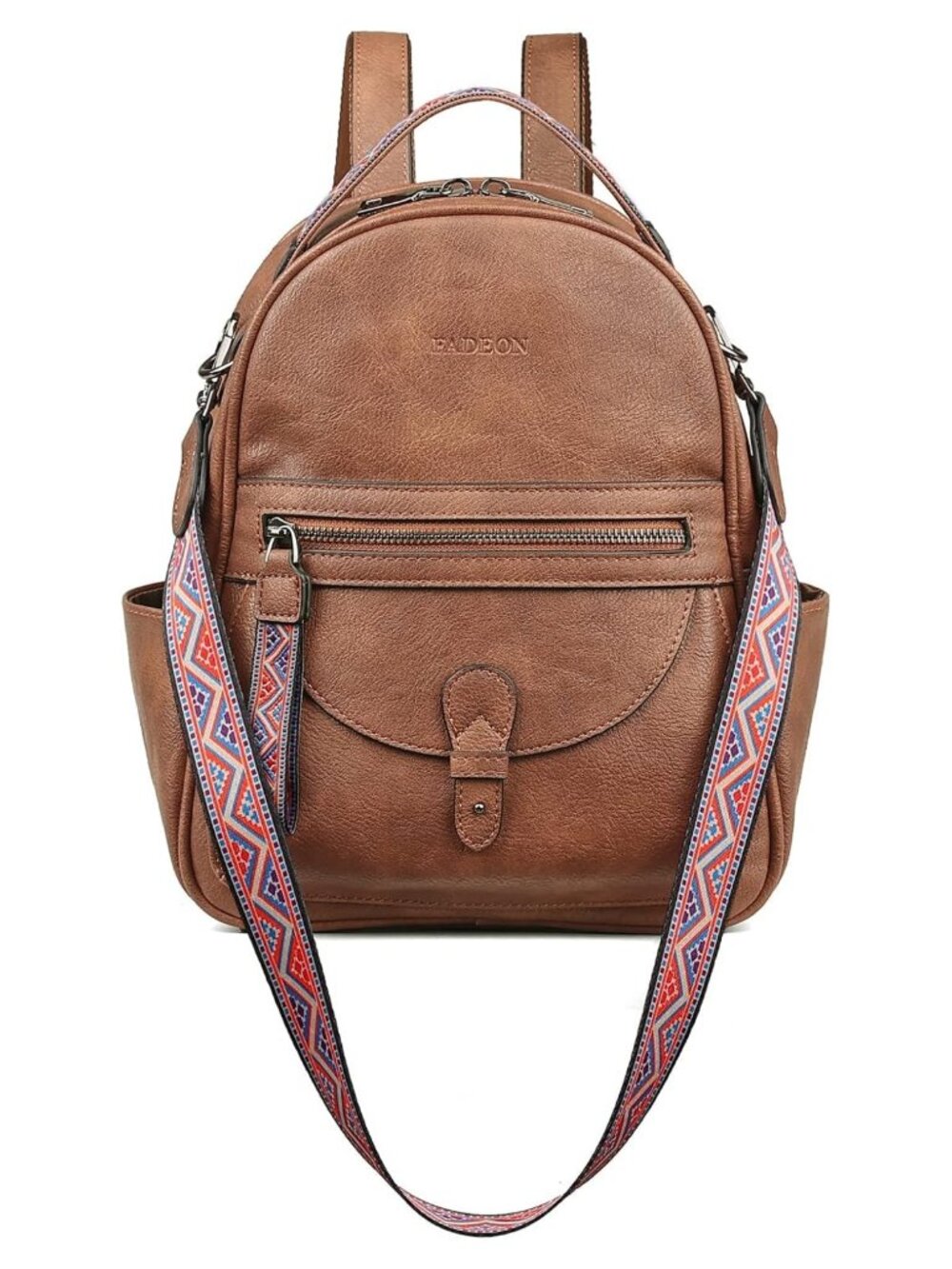 Faux Leather Mini Backpack Purse Convertible Shoulder Bag Daypack